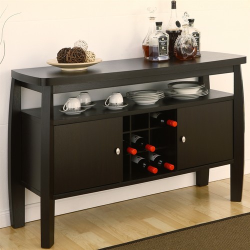 Modern dining room - dining, sideboard