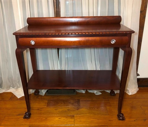 Antique mahogany server - antique,